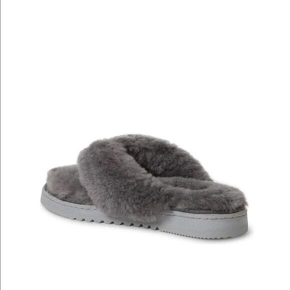 Fireside by Dearfoams Auburn Genuine Shearling Slipper - Picture 2 of 4